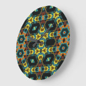 先住民モダンアメリカン2クロック ラージ壁時計 (傾斜)