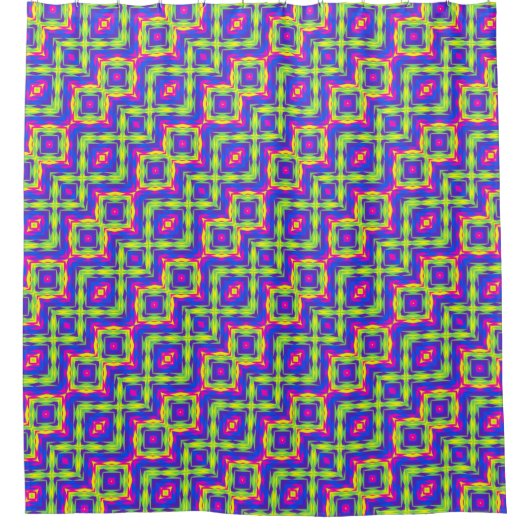 先住民モダンアメリカン25 シャワーカーテン (正面)