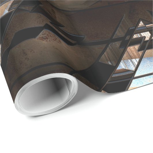 先住民モダンアメリカン35 ラッピングペーパー (ロールコーナー)