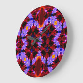 先住民モダンアメリカ1クロック ラージ壁時計 (傾斜)