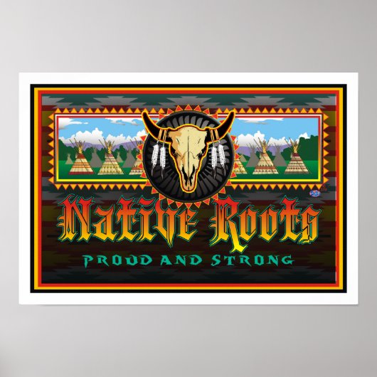 先住民ルーツポスター ポスター (正面)