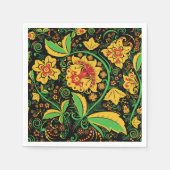 先住民ロシアのオーナメント スタンダードカクテルナプキン (正面)