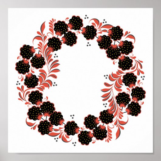 先住民ロシアのオーナメント ポスター (正面)