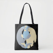 先住民ワイルドライフアートトートバッグスピリットトバルバッグ トートバッグ (正面)