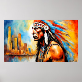 先住民伝統月 – 戦士19A ポスター