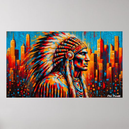 先住民伝統月 – 戦士20 ポスター (正面)