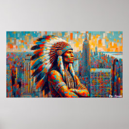 先住民伝統月 – 戦士22C ポスター