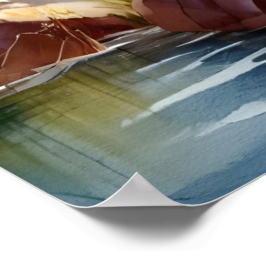 先住民伝統的インディアン文化とテペ ポスター (角)