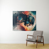 先住民伝統芸術 タペストリー (インサイチュ(横))