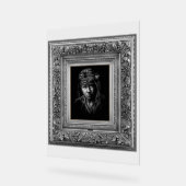 先住民先住民アメリカ人。 アクリルサイン (傾斜)