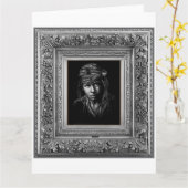 先住民先住民アメリカ人。 カード (黄色い花)