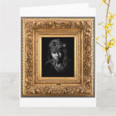 先住民先住民アメリカ人。 カード (黄色い花)