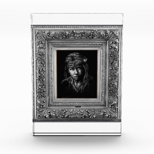 先住民先住民アメリカ人。 フォトブロック (正面)