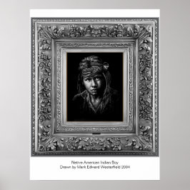 先住民先住民アメリカ人。 ポスター
