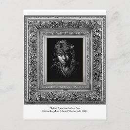 先住民先住民アメリカ人。 ポストカード