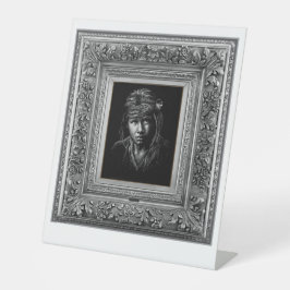 先住民先住民アメリカ人。 台座サイン