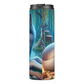 先住民南西セレニティ、女性とウルフ。 タンブラー (裏面)