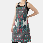 先住民南西部の三角形パターン エプロン (インサイチュ)