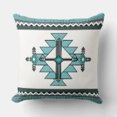 先住民幾何学 クッション (正面)