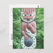 先住民彫刻 ポストカード (正面/裏面)