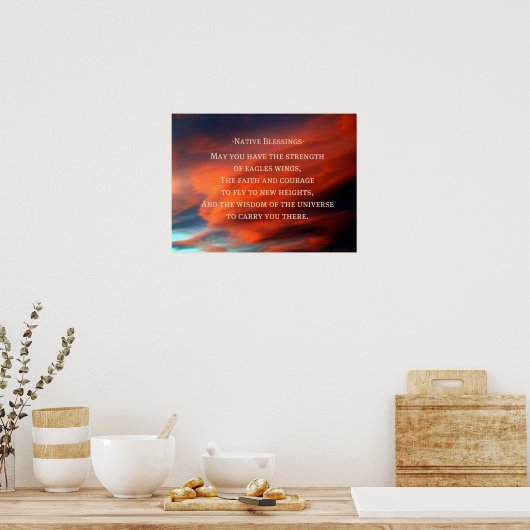 先住民恵み ポスター (キッチン)