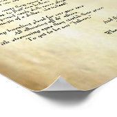 先住民感動的アメリカのインド詩 ポスター (角)