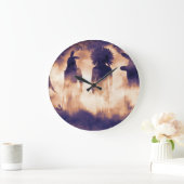 先住民戦士：霧の先祖の出現 ラージ壁時計 (ホーム)