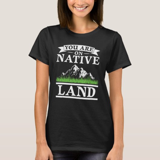 先住民族の先住民Am Tシャツ (正面)