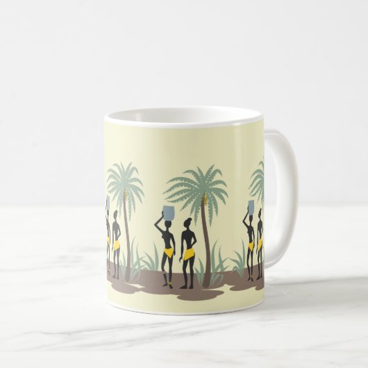 先住民族の文化と島伝統 コーヒーマグカップ (正面右)