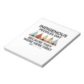 先住民族の日ここで最初の先住民 ノートパッド (回転)