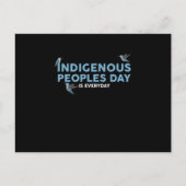 先住民族の日は毎日 案内ポストカード (正面)