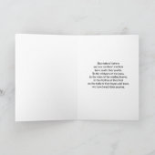 先住民族の日モカシン紅葉 カード (内部)