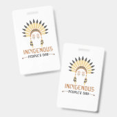 先住民族の日、コロンブスの日 バッジ (正面＆裏面)