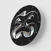 先住民時計カスタム第1民族壁時計 ラウンド壁時計 (傾斜)