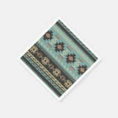 先住民毛布パターン スタンダードカクテルナプキン (角)