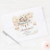 先住民男女兼用ボホテディベアの羽 スクエアシール (封筒)