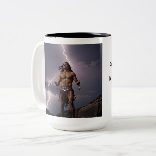 先住民米国人 ツートーンマグカップ (正面左)