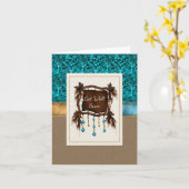 先住民系アメリカ人が早く良くなる カード (黄色い花)