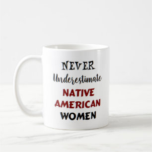 先住民系アメリカ人女性 コーヒーマグカップ