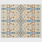 先住民系アメリカ人 ラッピングペーパー (フラット)