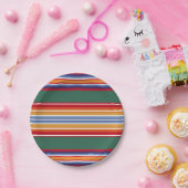 先住民系インド伝統的織物 ペーパープレート (パーティー)