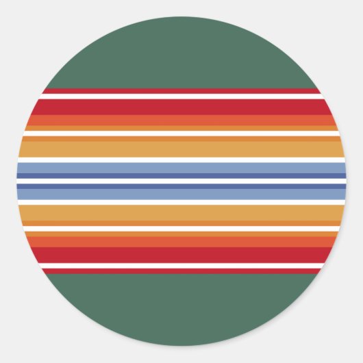 先住民系インド伝統的織物 ラウンドシール (正面)