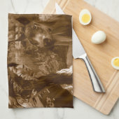 先住民系 キッチンタオル (四つ折り)