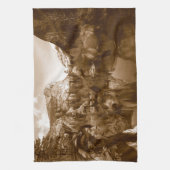 先住民系 キッチンタオル (縦)