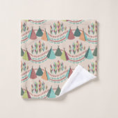 先住民系 バスタオルセット (ウォッシュタオル)