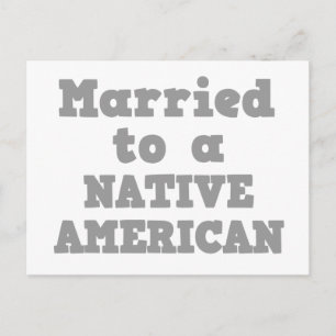 先住民結婚したのアメリカ人に ポストカード