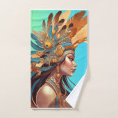 先住民美しい#1 バスタオルセット (ハンドタオル)