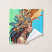 先住民美しい#1 バスタオルセット (ウォッシュタオル)