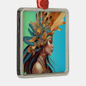 先住民美しい#1 メタルオーナメント (右)