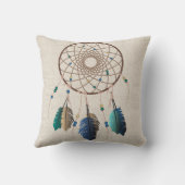 先住民自然ウズドリームキャッチャー クッション (裏面)